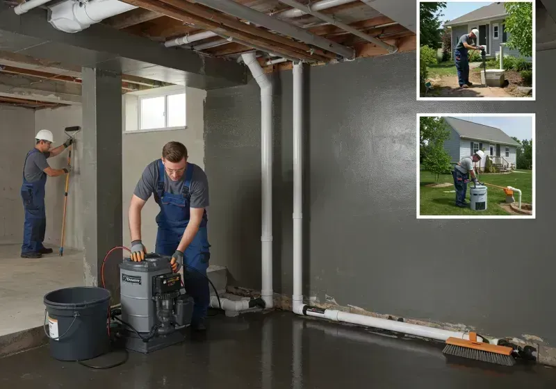 Basement Waterproofing and Flood Prevention process in Bear Creek, AL